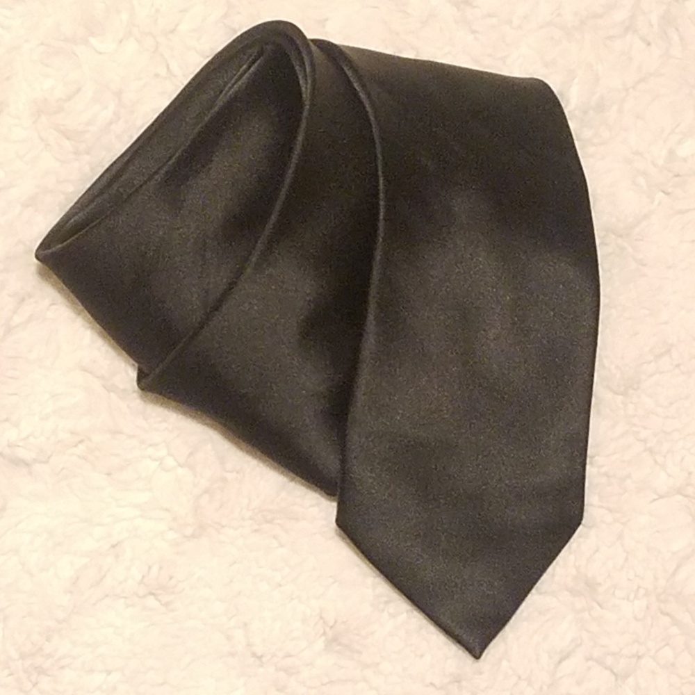 Apt. 9 Jet Black Handmade Tie